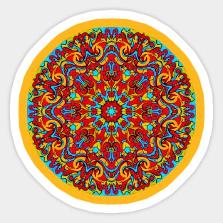 Abstract Mandala Sticker